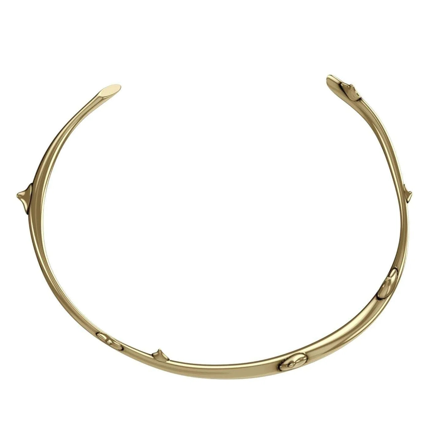 Collana Unisex John Richmond Girocollo Spine Bronzo Dorato JRTN01BY